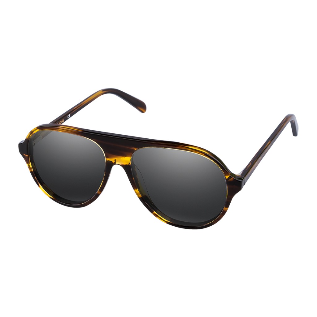 Sorrento ASS5015 tortoiseshell aviator sunglasses with grey gradient lenses; interior branding. Arthur & Sons Mexico collection — photograph 76 of 119.